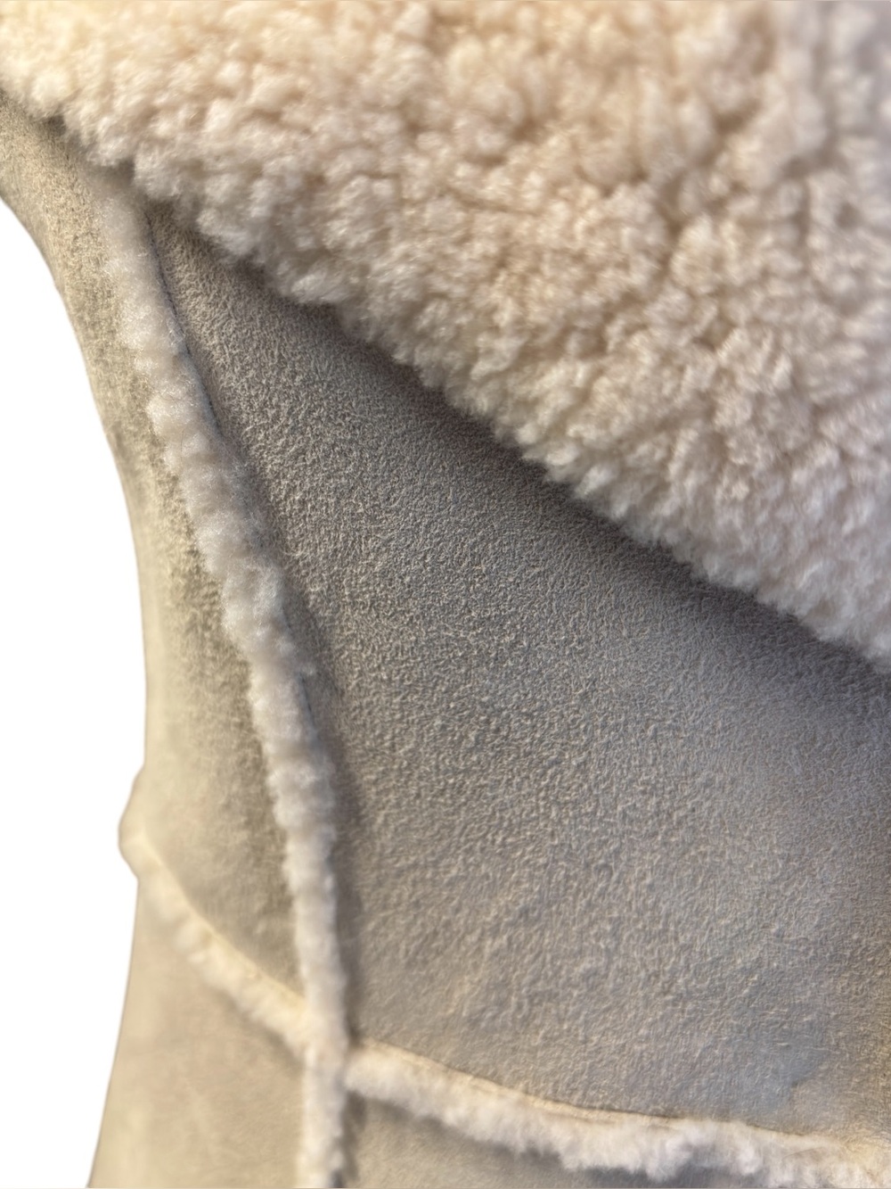 Lafayette 148 Beige Lambskin Cream Shearling Vest Size Small - Picture 7 of 13
